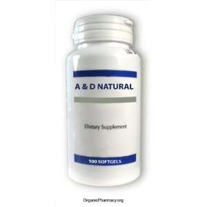  A and D Natural by Kordial Nutrients (100 Softgels 