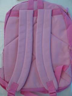 Disney Princess sparkle backpack bag pink large new  