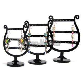Set of 3 Bow Jewelry Display Earring Stand #BK125  