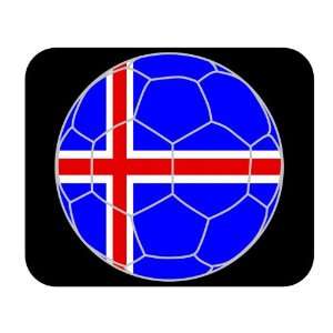  Icelandic Soccer Mouse Pad   Iceland 