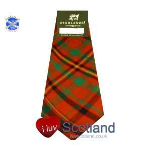  Macleod Red Tartan (ancient) Gents Neck Tie   Pure Wool 