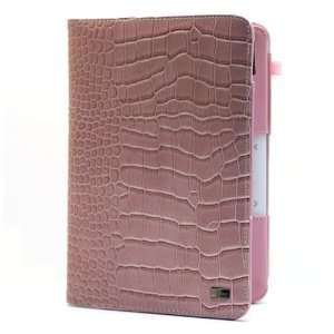  JAVOedge Pink Croc Book Style Case for the  