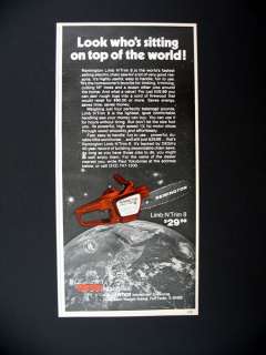 Remington Limb N Trim 8 Chain Saw 1978 print Ad  