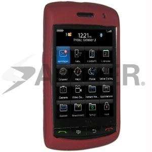  Amzer Silicone Skin Jelly Case   Maroon Cell Phones 