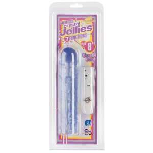  Doc Johnson Crystal Jellie 8 Vib. Dong  7 Function, Clear 