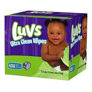  Luvs Ultra Clean Wipes Refills, 6 pk Baby