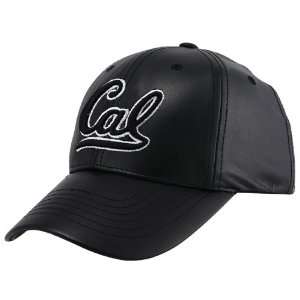  Cal Golden Bears Black Leather Fitted Hat Sports 
