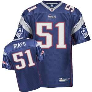  Reebok New England Patriots Jerod Mayo Authentic Jersey 