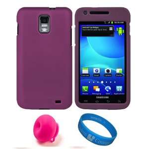  Purple Snap On Protector Case for Samsung Galaxy S II Skyrocket LTE 