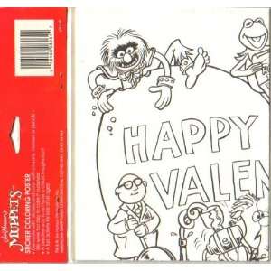  Jim Hensons Muppets Sticker Coloring Poster Happy 