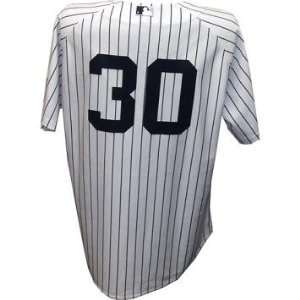  2010 Opening Day Game Used Pinstripe Jersey (MLB Auth) (YS)   Game 