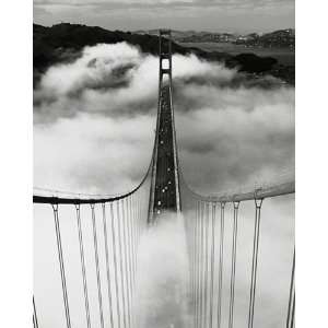  Misty Morning Golden Gate Bridge Finest LAMINATED Print 