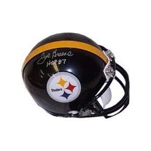 Joe Greene Autographed Pittsburgh Steelers Replica Mini Football 