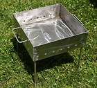 Stainless Steel Charcoal Grill Kebab BBQ Portable 10x15  