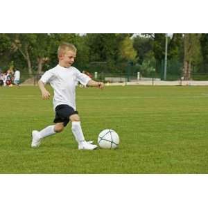  Enfant Jouant Au Football   Peel and Stick Wall Decal by 