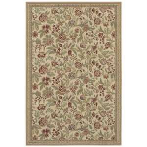 Shaw Woven Expressions Gold English Floral Ivory 11105 1 11 X 3 1 