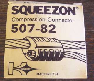 KEARNEY Squeezon Compression Connector  
