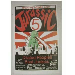  Jurassic 5 Handbill Poster jurassic5 