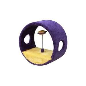 Hoop Shaped Cat Toy in Purple & Yellow 