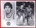 1980/81 Boston Celtics Rick Robey AUTO Team Issue Black & White Glossy 