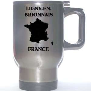  France   LIGNY EN BRIONNAIS Stainless Steel Mug 