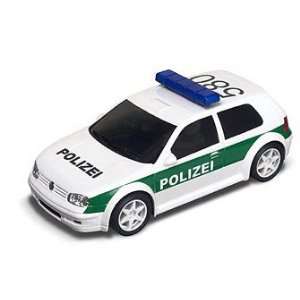  Ninco   VW Golf Police wh/blk w/flashing lights Slot Car 