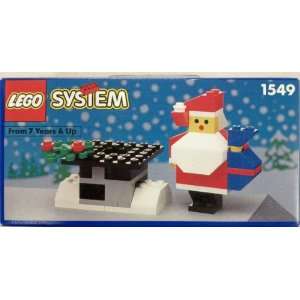  LEGO Christmas 1549 Santa Claus and Chimney Toys & Games