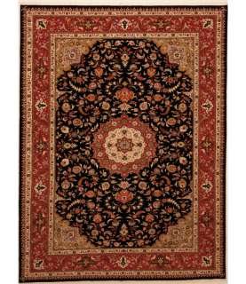 Hand knotted Tabriz Hunting Perisan rugs wool 12 x 16  