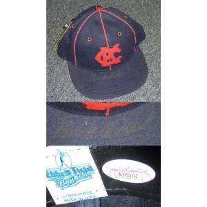 Buck ONeil KC Monarchs Signed Cap JSA COA Authentic Hat   Autographed 