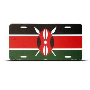  Kenya Kenyan Flag Metal License Plate Wall Sign 