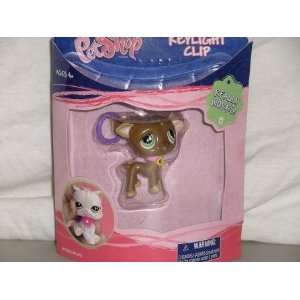  Littlest PetShop Greyhound Keylight Clip Toys & Games