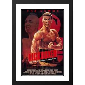 Kickboxer 20x26 Framed and Double Matted Movie Poster   Style A   1989 