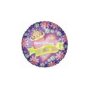  18 Happy Birthday Princess Mylar/Foil Balloon, Kids Party 