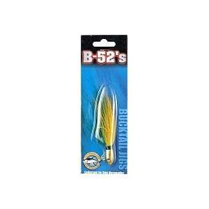  B52BUCKTAIL JIG 1/2OZ GRN/YEL