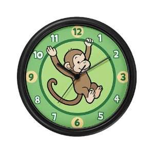 Happy Monkey Cute Wall Clock by 