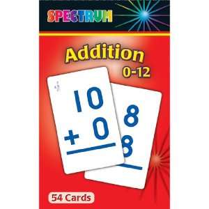   Dellosa CD 734006 Spectrum Flash Cards Addition 0 12 Toys & Games