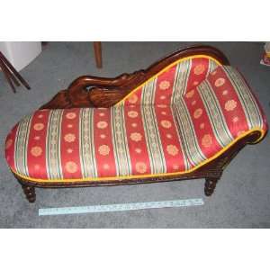  Childs Doll Mahogany Fainting Couch Toy Toys & Games