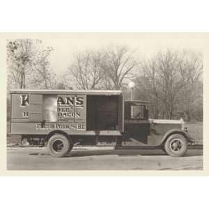  Exclusive By Buyenlarge Kingans Meat Truck #2 12x18 