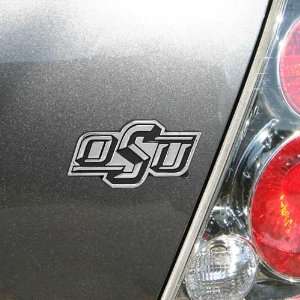  NCAA Oklahoma State Cowboys Chrome Script Auto Emblem 