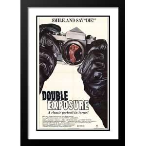  Double Exposure 32x45 Framed and Double Matted Movie 