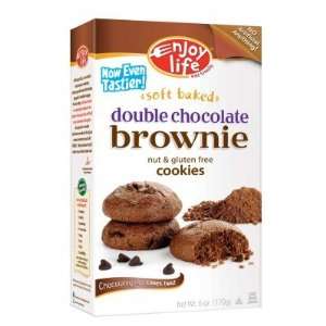  Enjoy Life  Soft Baked, Double Chocolate Brownie Cookies 