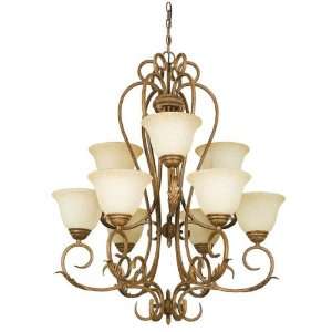  30 9 Light Chandelier   Sienna