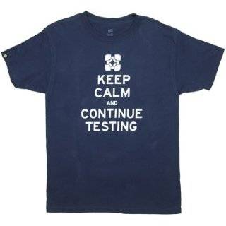  Portal 2 Keep Calm and Continue Testing T shirt Clothing