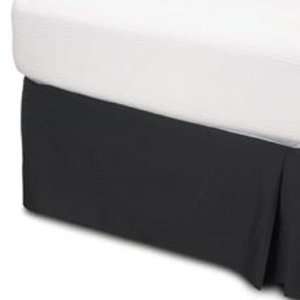   Fresh Ideas FRE20114BLAC0 Tailored Bed Skirt in Black