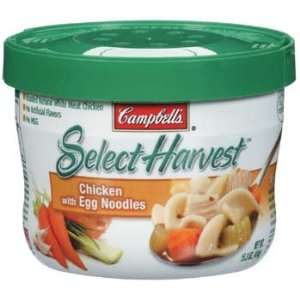 Campbells Select Harvest Chicken With Egg Noodles Microwaveable Soup 