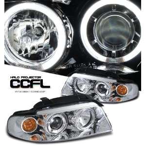   Audi A4 Chrome 1Pc W/ Ccfl Halo Headlight Ccfl Projector Performance