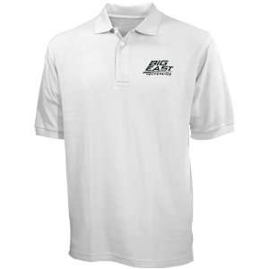  Big East Conference White Pique Polo