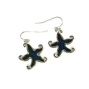   Star Fish, Fun Color Changing Mood Dangle Earrings Jewelry