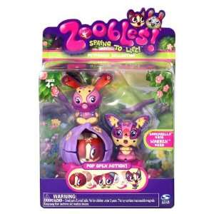  Zoobles Twobles Dog & Bunny with Happitat Toys & Games