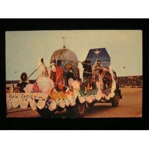  Missionary Feast, Lesotho, Holy Family Float Postcard not 